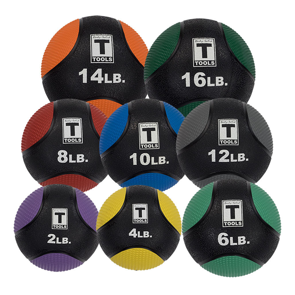 Body-Solid Tools Premium Medicine Balls, from 2 to 30 lb.