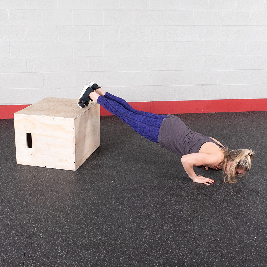 Body-Solid Tools 3-Way Wood Plyo Box 20 x 24 x 30 inch