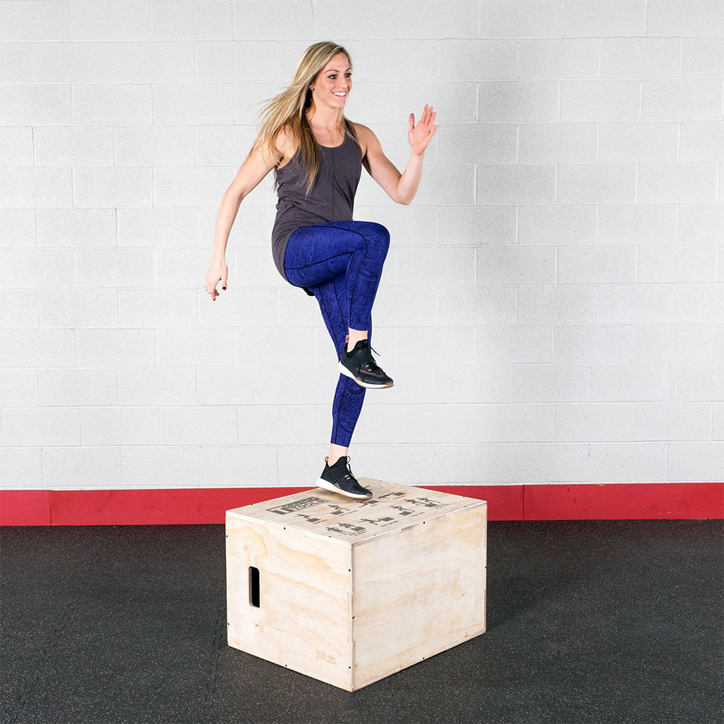 Body-Solid Tools 3-Way Wood Plyo Box 20 x 24 x 30 inch